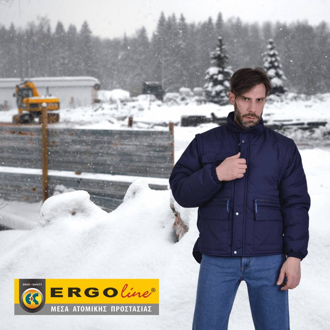 Μπουφάν Εργασίας ERGOLINE ThermoShield: Για Σκληρές Συνθήκες Χειμώνα