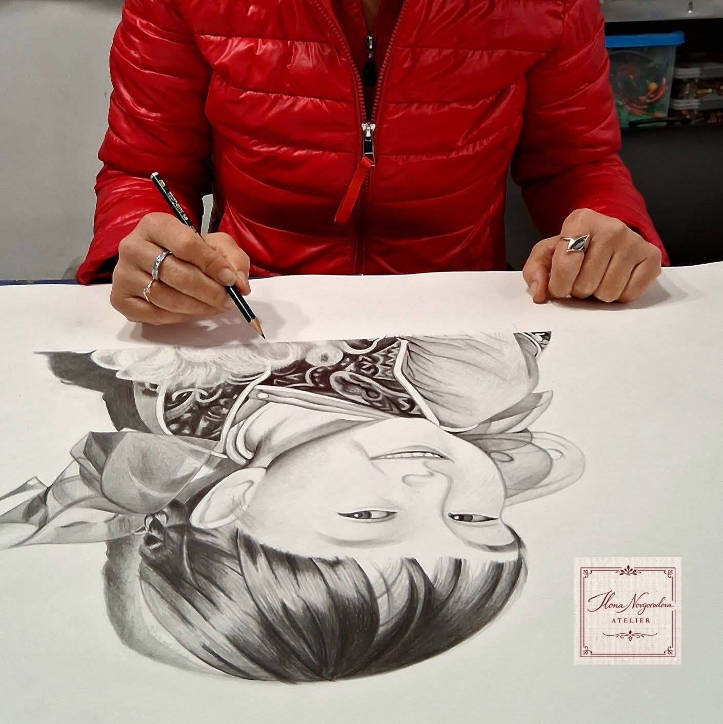 Χειροποίητα πορτραίτα: Η λεπτότητα και η ακρίβεια του μολυβιού