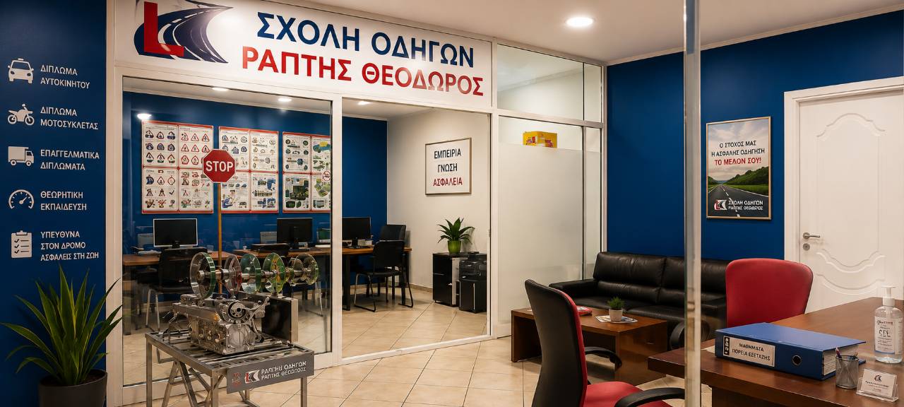 Σχολή Οδηγών Ράπτης Θεόδωρος
