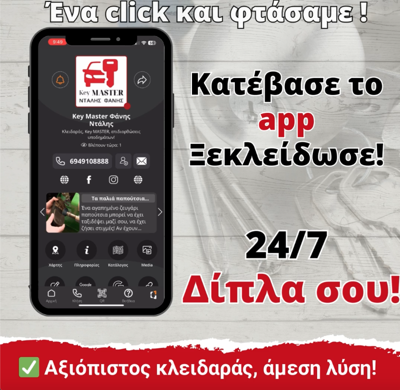 Χάσατε τα κλειδιά σας; Μην ανησυχείτε!