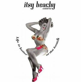 Itsy beachy cocktail bar logo